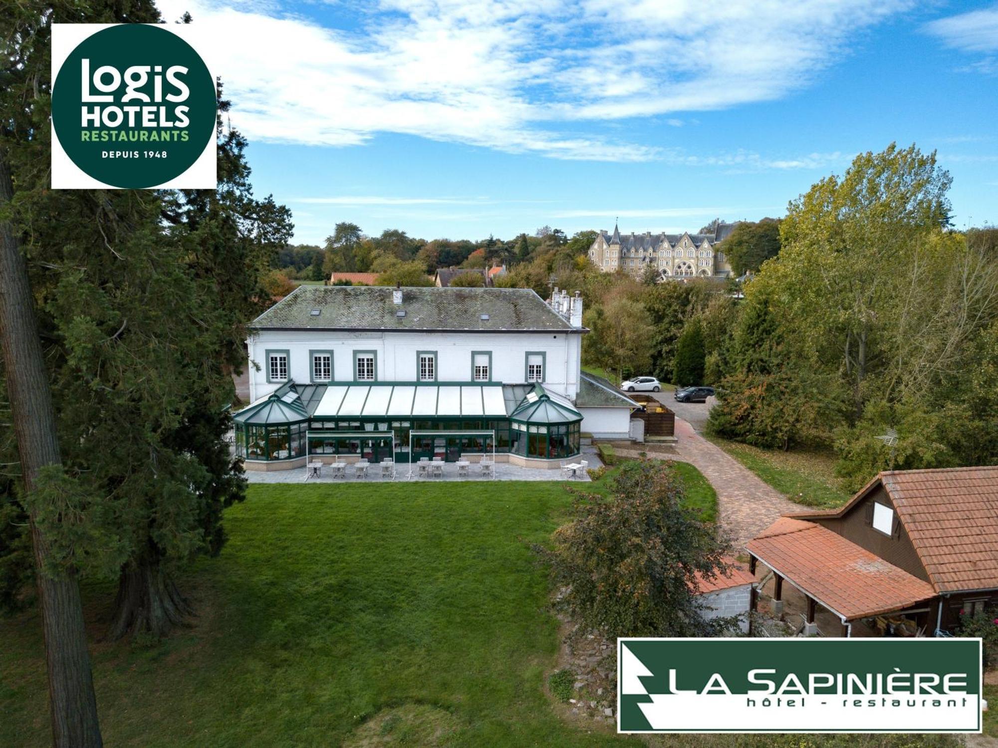 Logis - Hotel Restaurant La Sapiniere Wisques Exterior photo